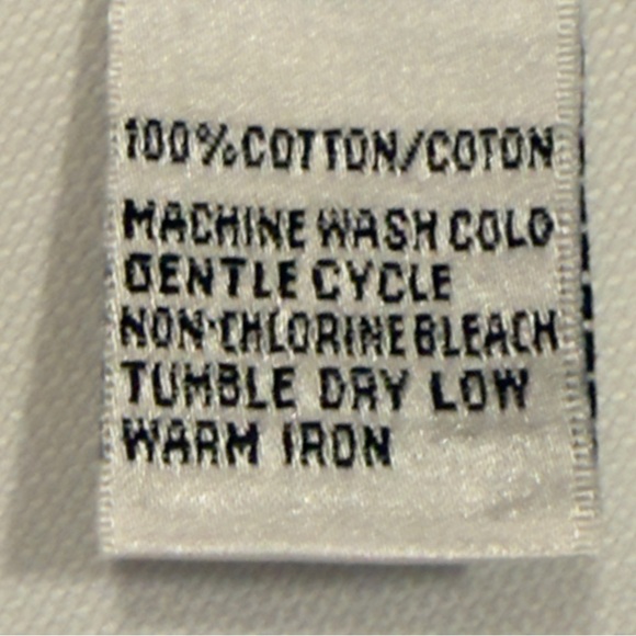 Talbots White Button-Front Women's Blouse - Picture 6 of 6